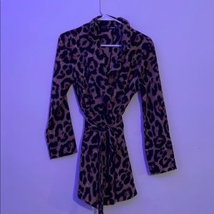 Leopard print SHIEN Romper